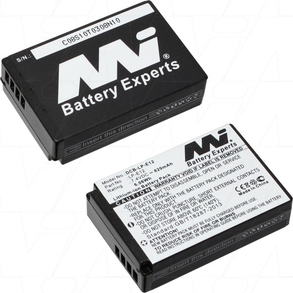 MI Battery Experts DCB-LP-E12-BP1